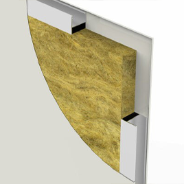 جدران ستيل - الصوف الصخري