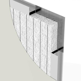 جدران من الألومنيوم - البوليسترين