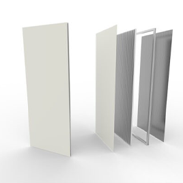 جدران من الألومنيوم - قرص العسل