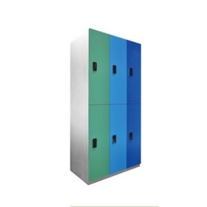 خزانة ملونة بقفل مشفر