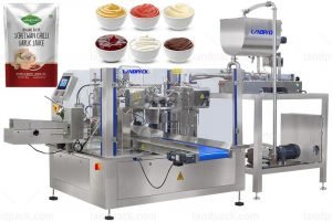 آلة تعبئة أكياس السوائل الأوتوماتيكية ذات السحاب وأكياس التغليف الجاهزة