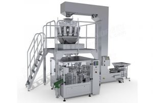 آلة تعبئة وتغليف دويباك الدوارة عالية الجودة لأطعمة الحيوانات الأليفة من الفواكه المجففة الحبيبية