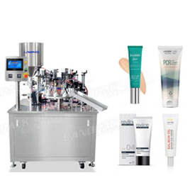 آلة تعبئة وختم أنابيب التجميل شبه الأوتوماتيكية Tube Filling