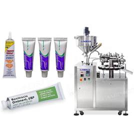 آلة تعبئة أنابيب الألومنيوم الكيميائية شبه الأوتوماتيكية Tube Filling