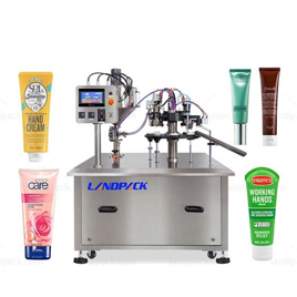 آلة تعبئة وختم أنابيب البلاستيك شبه الأوتوماتيكية لكريمات ومستحضرات التجميل Tube Filling