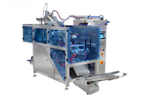 آلة تعبئة وتغليف السمك الحي التلقائية من نوع فورم-فيل-سيل العمودية المائلة