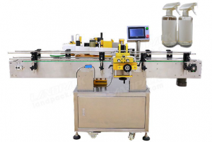 آلة وسم زجاجات دائرية أوتوماتيكية بمحرك سيرفو مزدوج