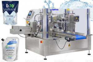 ماكينة تعبئة الأدوية السائلة في أكياس جاهزة مع سحاب (Stand-Up Pouch Zipper Pouch Premade Pouch) أوتوماتيكية