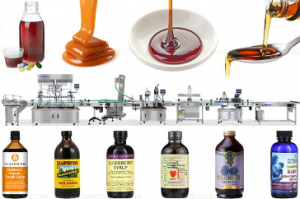 ماكينة تعبئة السوائل الدوائية في الزجاجات البلاستيكية الأوتوماتيكية بمضخة بيستون