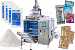 ماكينة تعبئة مسحوق الأدوية في أكياس متعددة الممرات أوتوماتيكيًا