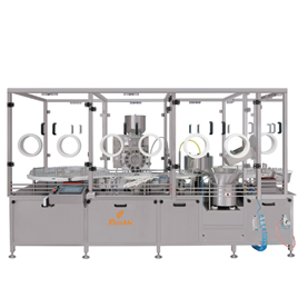 ماكينة تعبئة المساحيق القابلة للحقن وسدادات المطاط – 120/240 Injectable Powder Filling Machine & Rubber Stoppering – 120/240