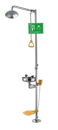 محطة غسيل العين والوجه والاستحمام، EEWS-302  Eye Washer